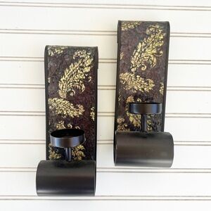 Wall decoration candle holders